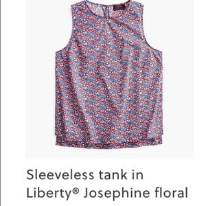 Sleeveless tank top Liberty Color Azure Cerise